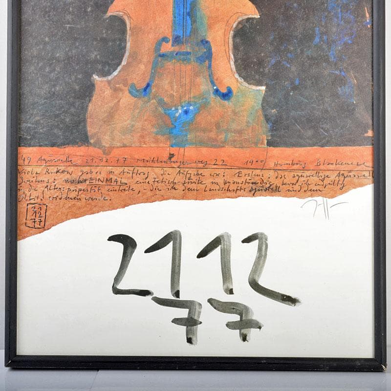 ホルストヤンセン　ポスター　額装　C　4316B