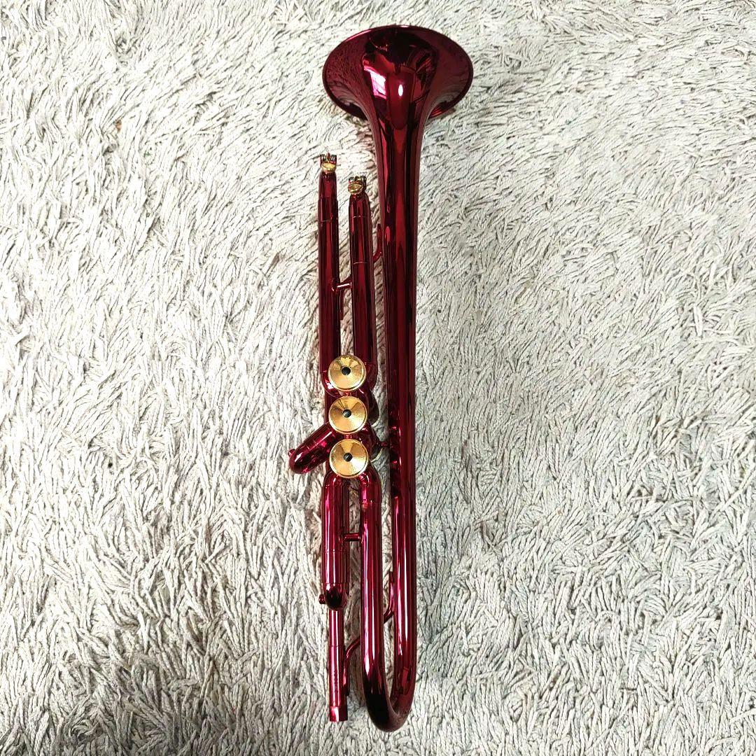 【ジャンク】J.Michael トランペット　ワインレッド　マイケル　ケース付き