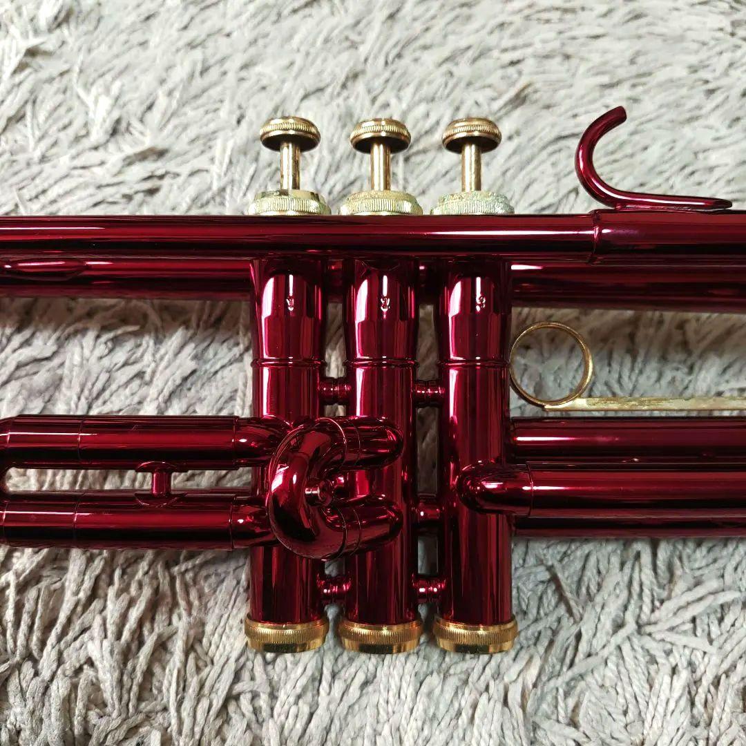 【ジャンク】J.Michael トランペット　ワインレッド　マイケル　ケース付き