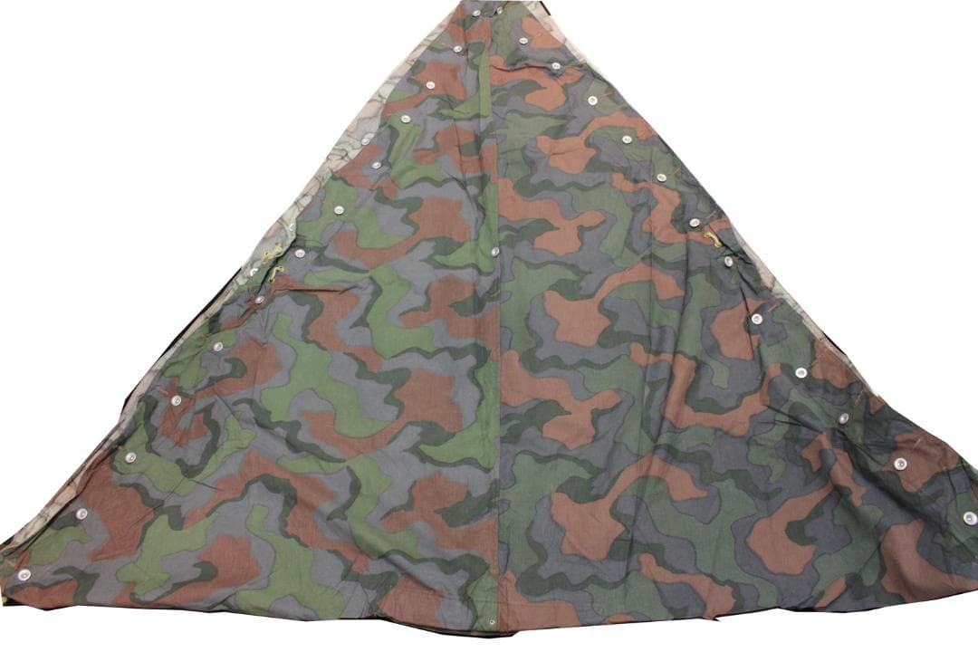 ノルウェー軍幕 テントシート 1枚 A カモフラージュ ポンチョ