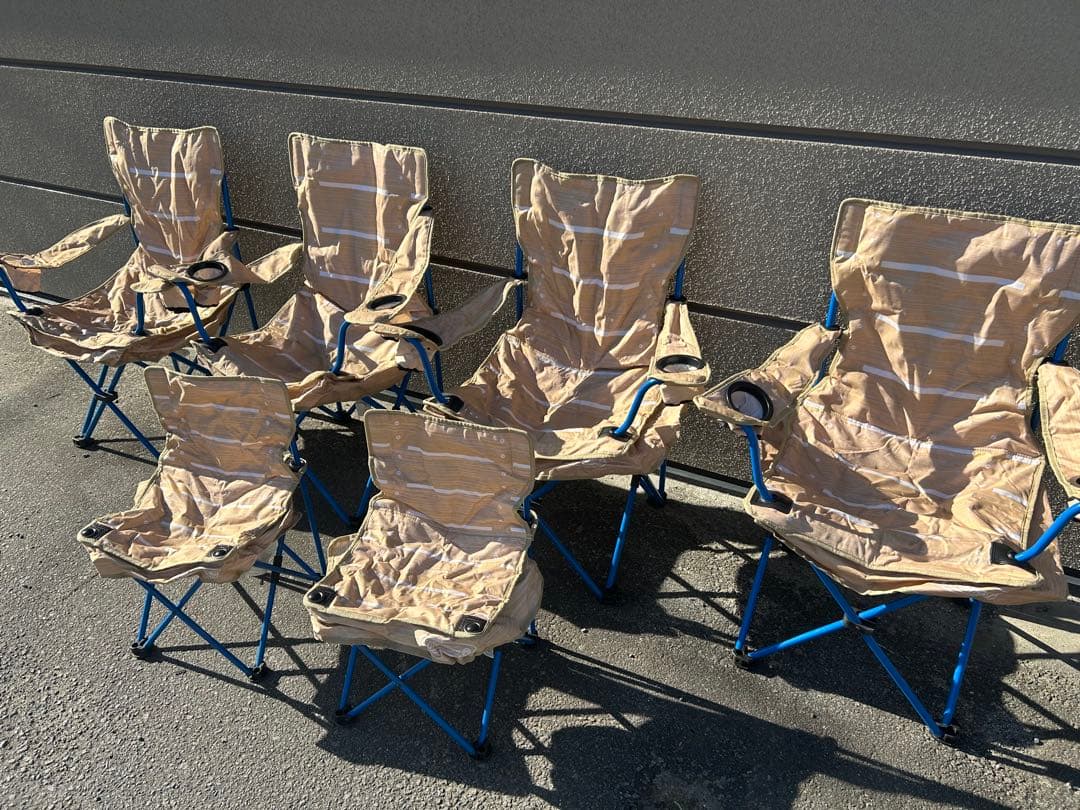 【希少入手困難】Coleman×BEAMS　折り畳みアームチェア 6脚セット