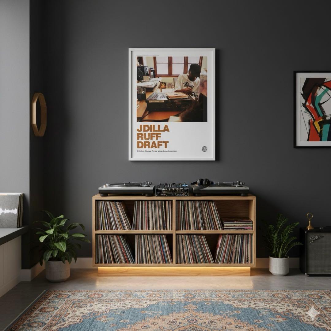 JDILLA RUFF DRAFT ポスター フレーム付き