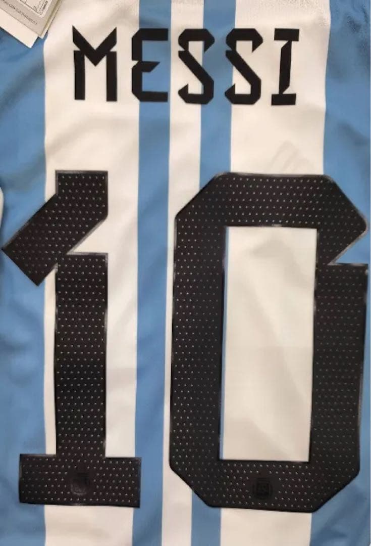 アルゼンチン代表２０２２W杯決勝　マッチデイ付き＆ W杯パッチ付き メッシ＃１０