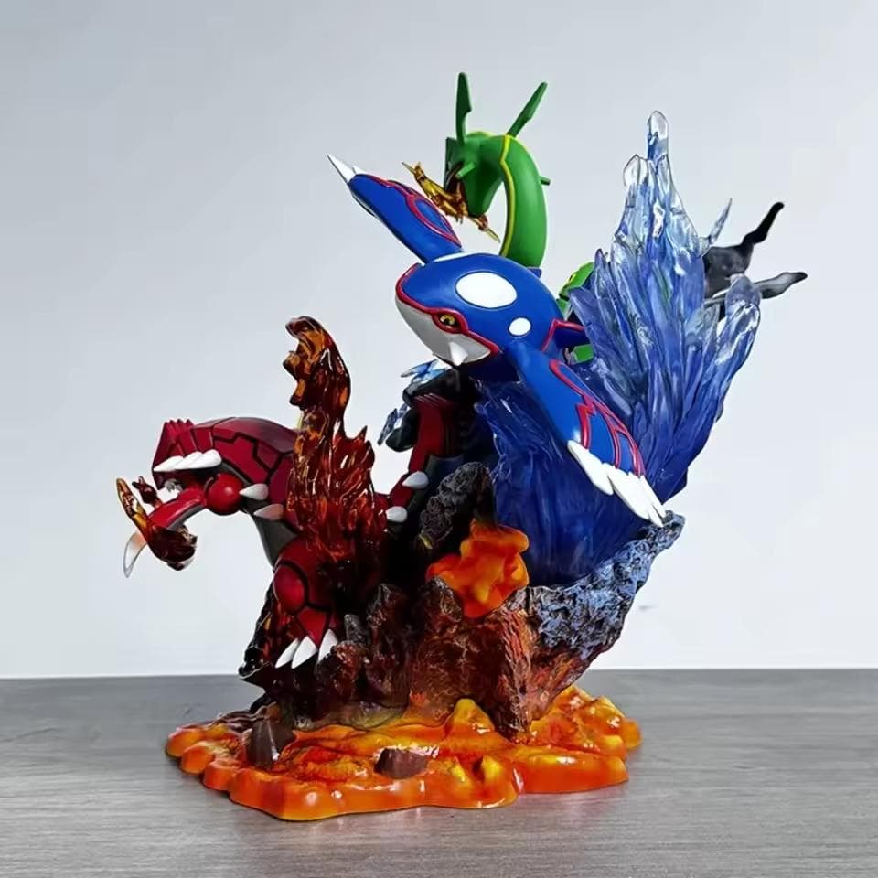 ポケモン　フィギュア　グラードン　カイオーガ　レックウザ　約35cm