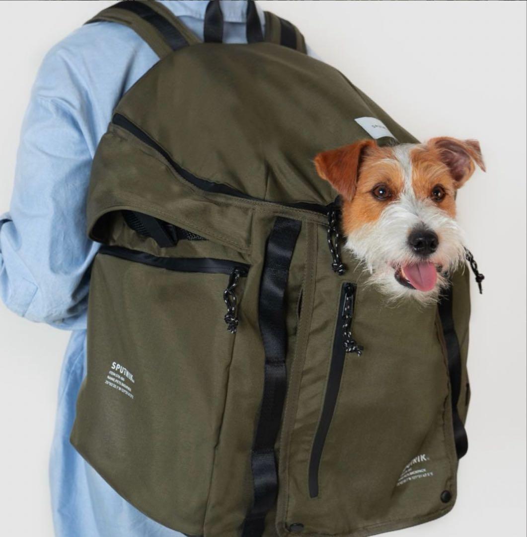 SPUTNIKバックパックキャリー　ブラックチェック