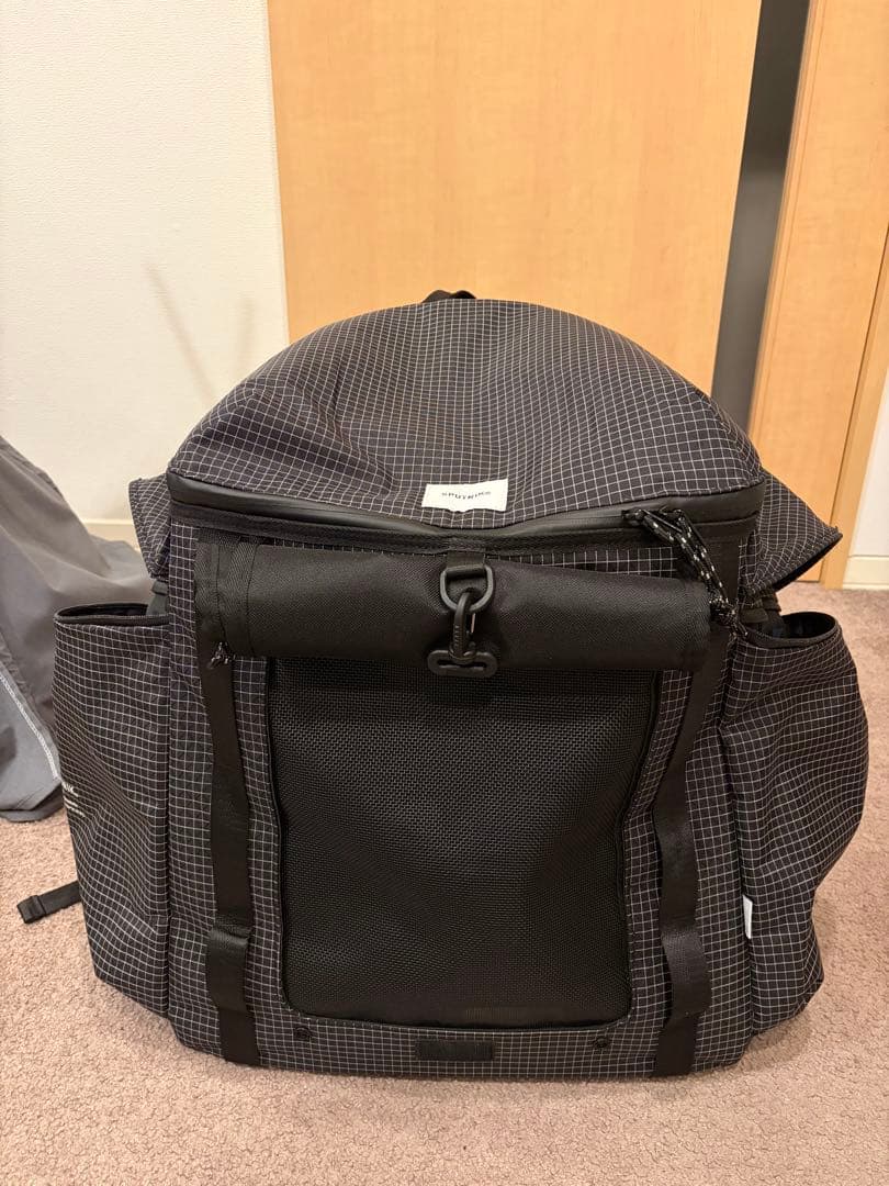 SPUTNIKバックパックキャリー　ブラックチェック