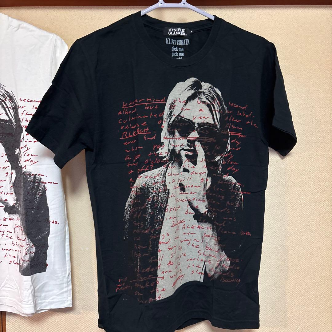 【レア】ヒステリックグラマー カート・コヴァーン 白 黒 2着セット Tシャツ