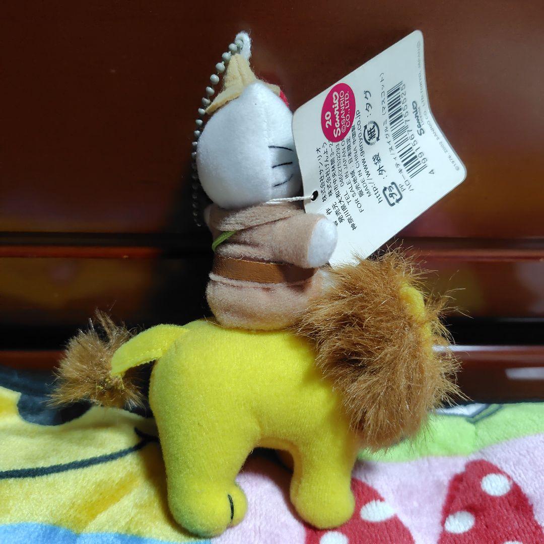 日*4様 レア　動物園　ハローキティ　ライオン　マスコット　キーホルダー　レトロ