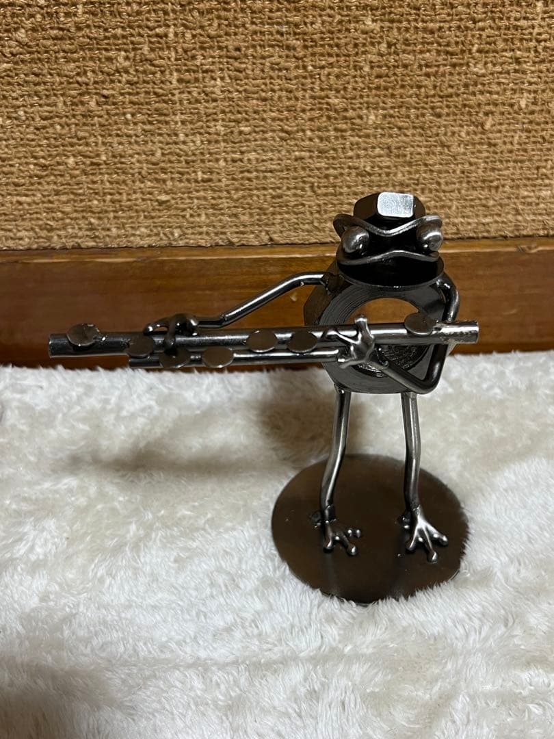 カエル　メタルクラフト　音楽隊　メタルアート　バイク