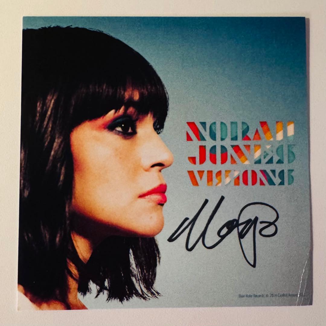 オフィシャル直筆サイン Norah Jones / Visions