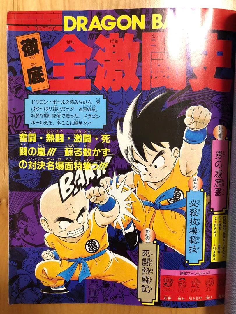 【激レア】週刊少年ジャンプ1987年　DRAGON BALL 冒険SPECIL