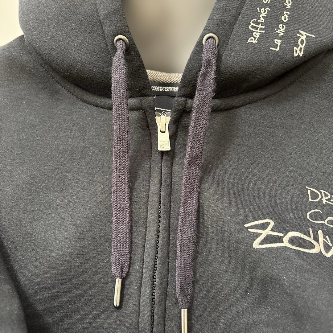 ZOY ゾーイ ダブルジップジャージ パンツ上下セット ネイビー✖️グレー