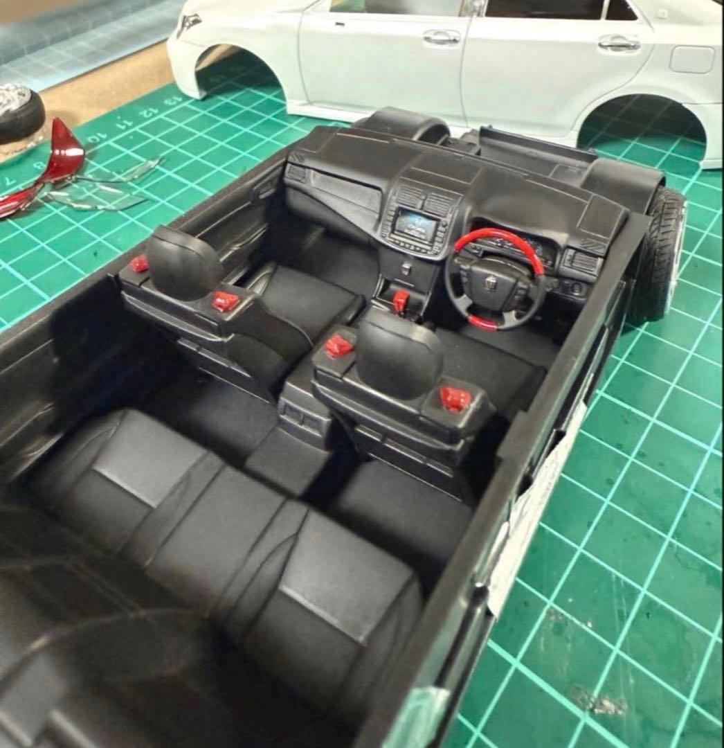 アオシマ GRS204クラウン アスリート エイムゲイン フルエアロ