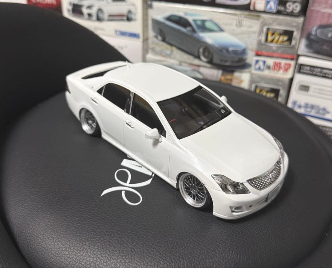 アオシマ GRS204クラウン アスリート エイムゲイン フルエアロ