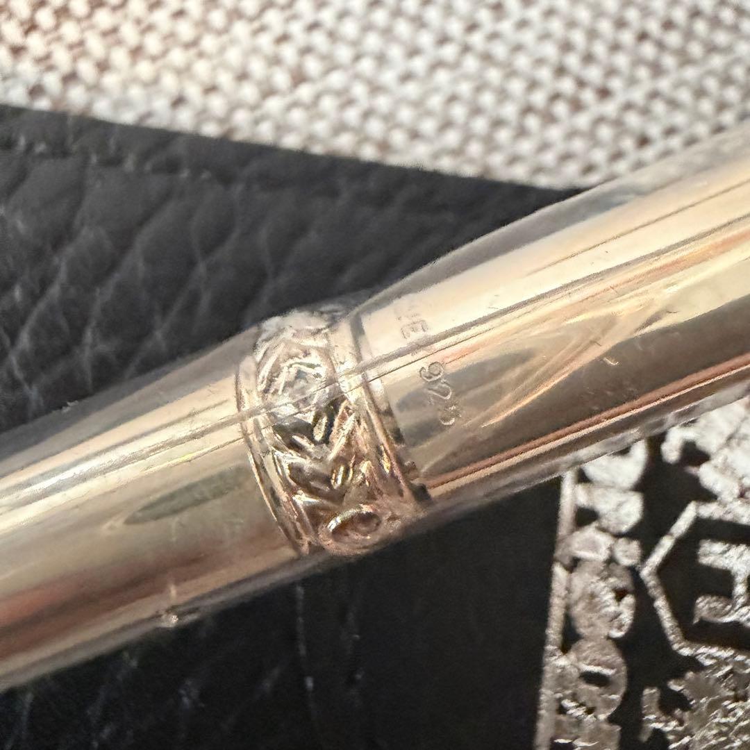 RONSON ロンソン ツイスト式　ボールペン シャープペン セット　銀製