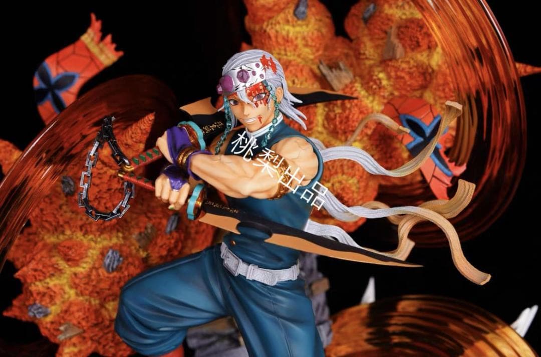 新品未開封『鬼滅の刃』音柱・宇髄天元 TNT ガレージキット スタチュー