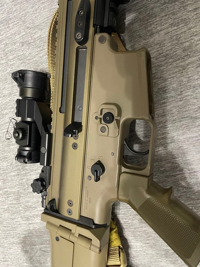 東京マルイ次世代電動ガンSCAR-L タンカラー　ブローバック、単・連射問題なし