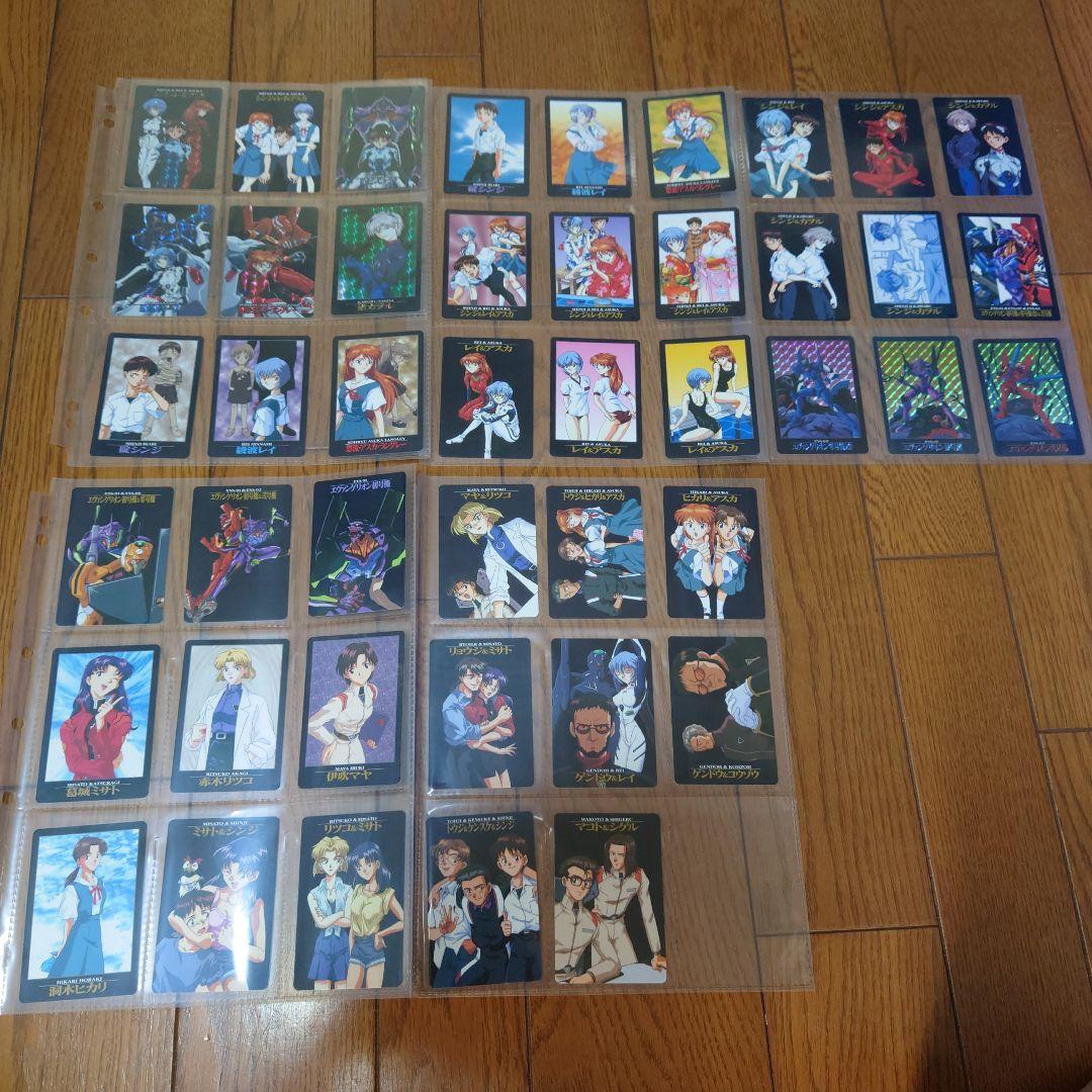 エヴァンゲリオン カードダスマスターズ バインダー＋第壱集コンプ 初版 おまけ付