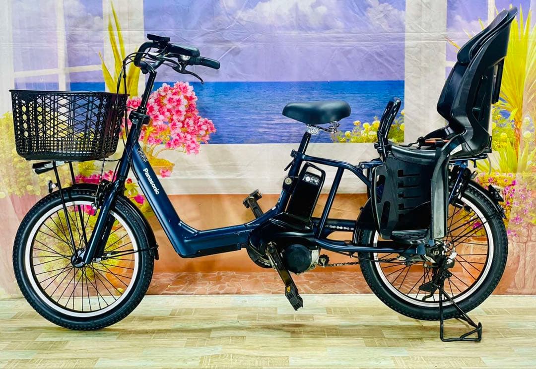 王様ギュットアニーズ⭐️16AHパナソニック子供乗せ電動アシスト自転車Y3131