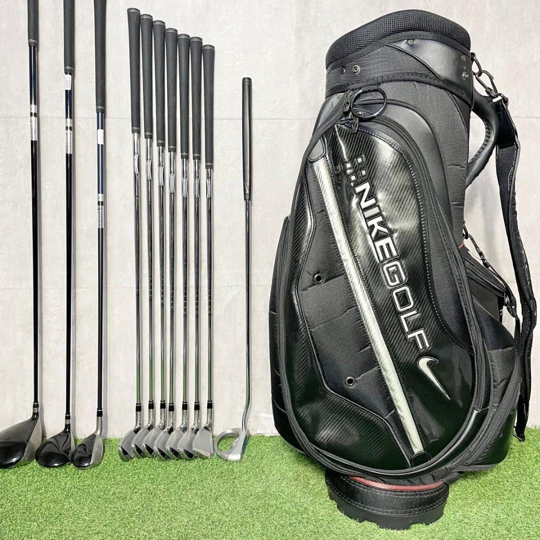 【超美品】ナイキ スリングショット ゴルフクラブセット メンズ 11本 右 廃盤