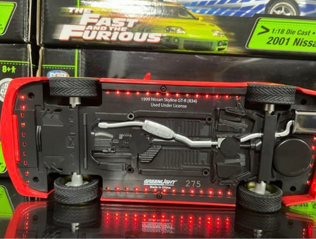 【LEDギミック】GREENLIGHT 1999 SKYLINE GTR