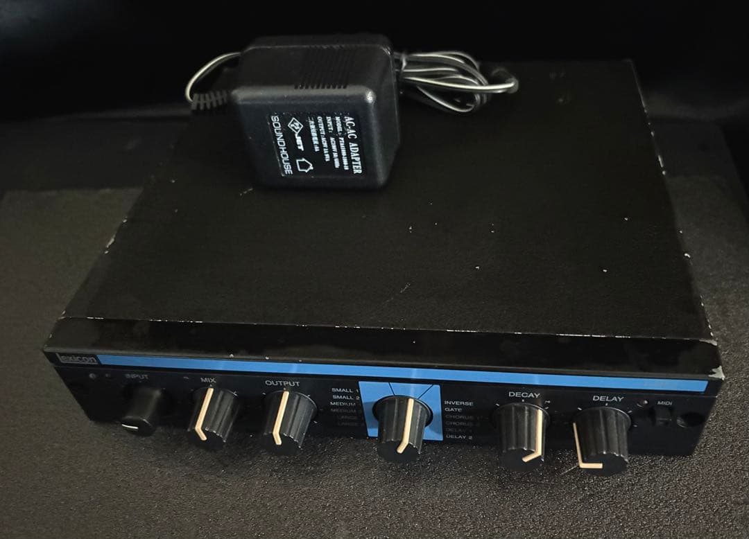 Lexicon LXP-1 リバーブ【ジャンク】＆サウンドハウスACアダプタ付き