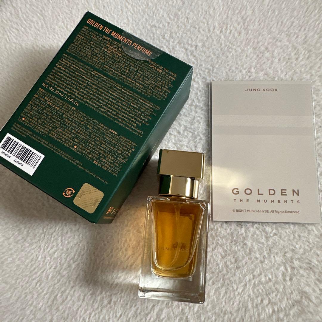 BTS ジョングク GOLDEN 香水 トレカ付き 韓国展示会
