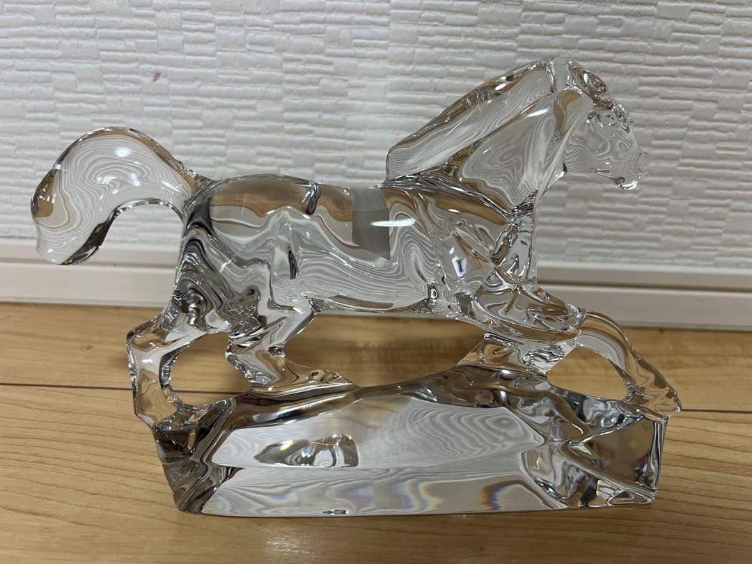 n*i様 バカラ　Baccarat 走る馬 クリスタル インテリア