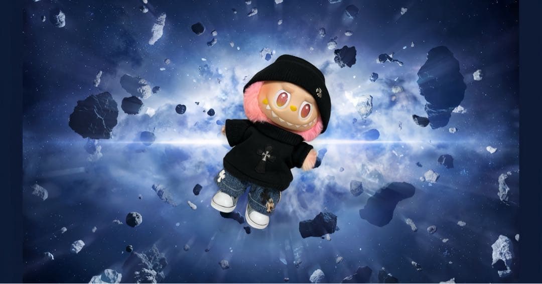 N*★様 ラブブ超激レア豹柄+白＋豹柄クロスパッチ着せ替えクロスパッチ究極3点セ