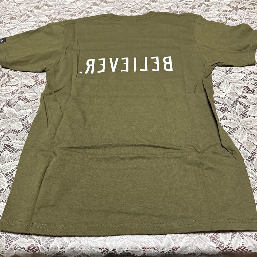 BELIEVER. オリーブ色 Tシャツ 世界に一つだけ