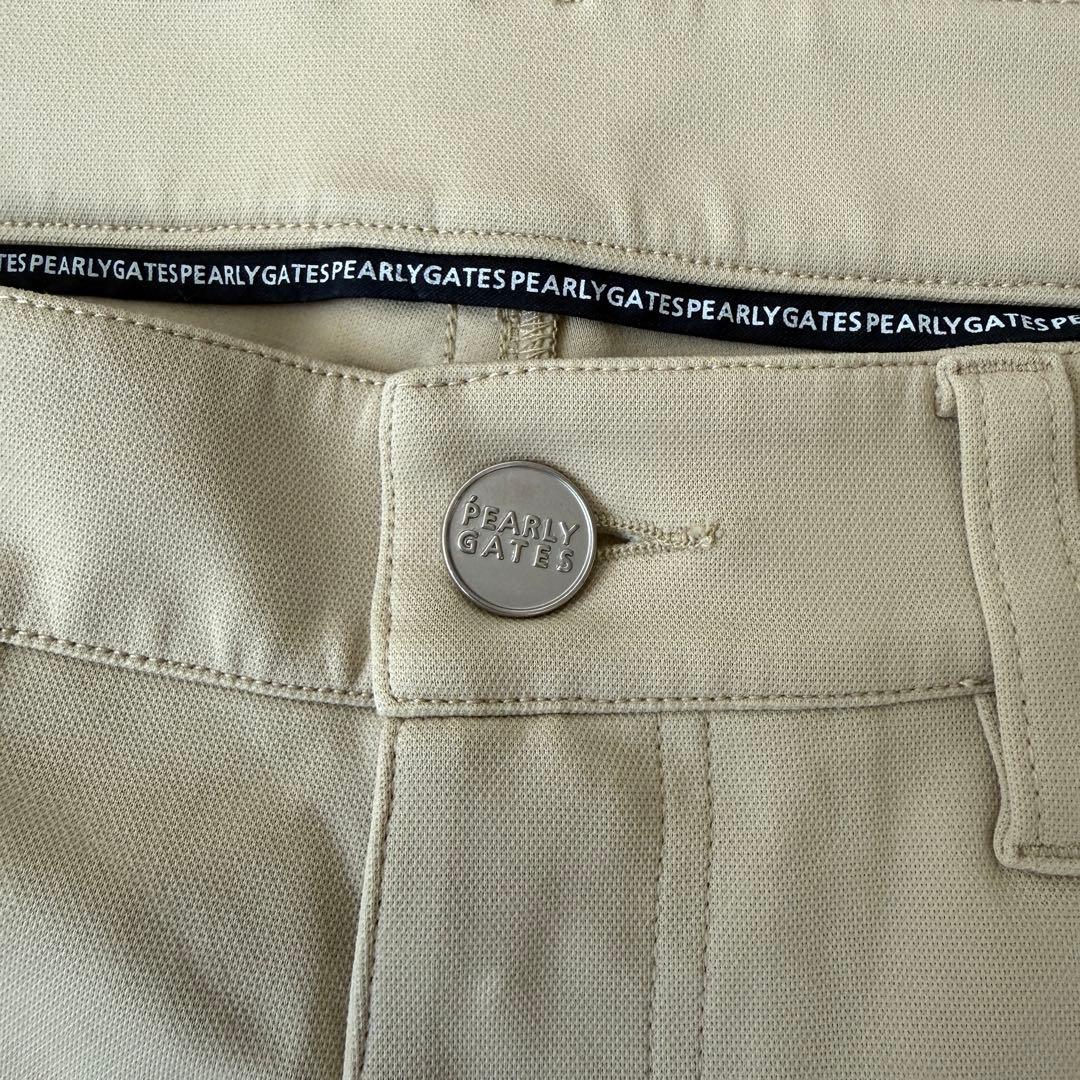 パーリーゲイツ　エッセンシャル　パンツ　モカ　M〜L相当　ベージュ　4