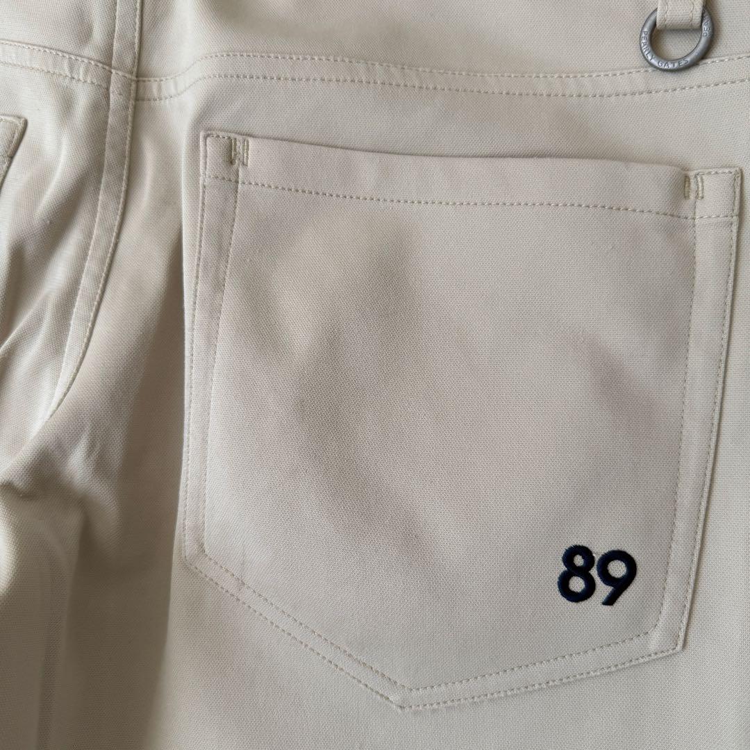 パーリーゲイツ　エッセンシャル　パンツ　モカ　M〜L相当　ベージュ　4