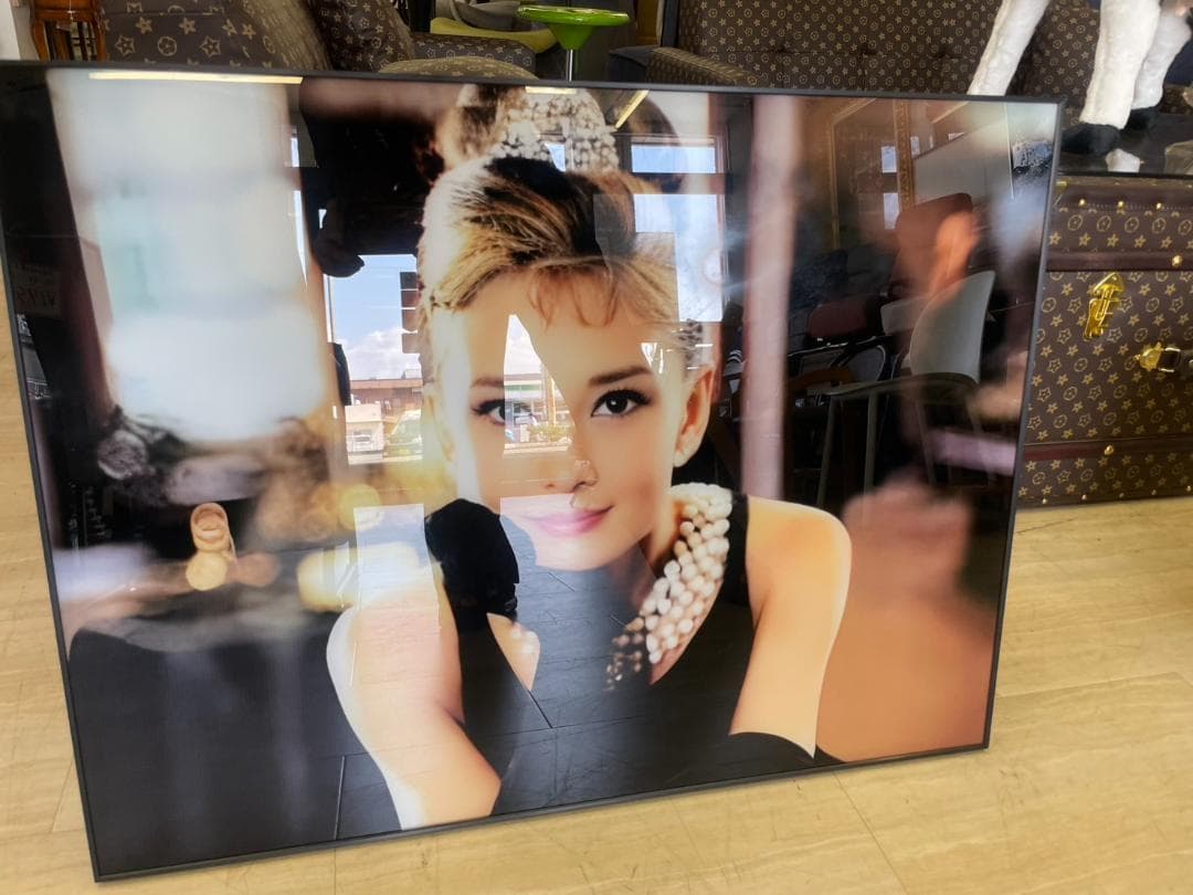 パネルアート　オードリーヘップバーン　アート　絵画　ポスター　壁掛け　額縁　額絵