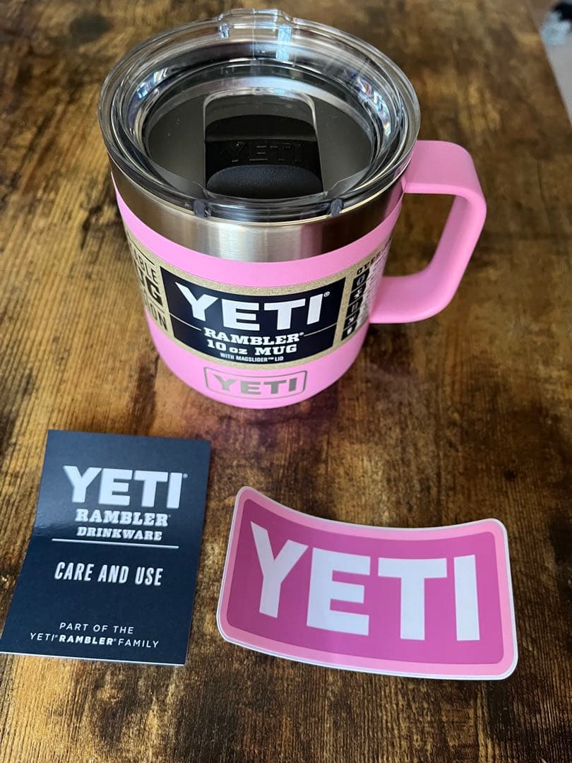 YETI Rambler 10 oz Mug パワーピンク