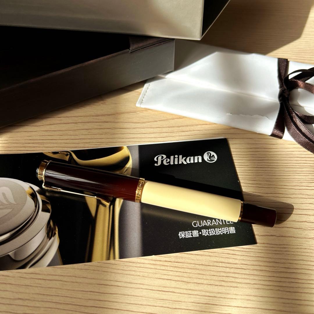 ペリカン Pelikan 万年筆 M200 カフェクリーム EF