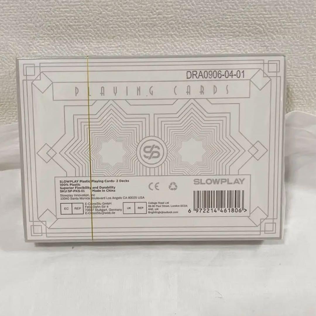 未開封✨ARTGAME 100%プラスチックトランプ 2デッキポーカーカード