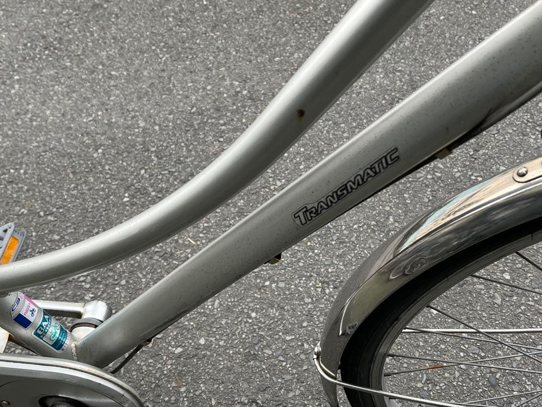 F*r様 〓中古LEDオートライト自転車★26インチ★シルバー★※注※配達地域限