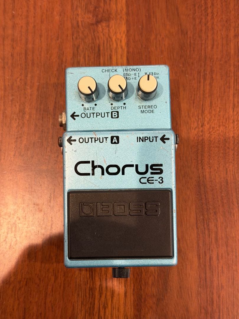 BOSS CE-3 コーラス　9vアダプター改造済み