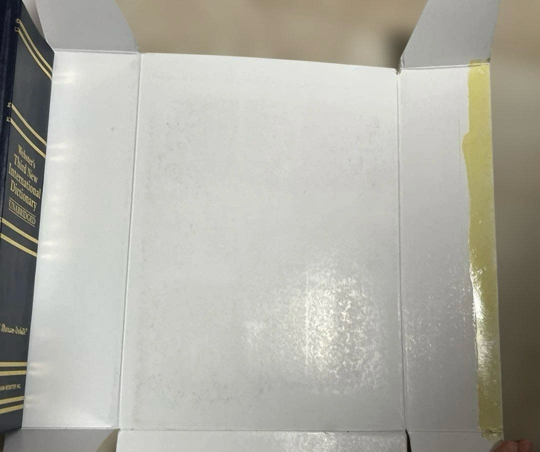 Webster’s Third International Dictionary