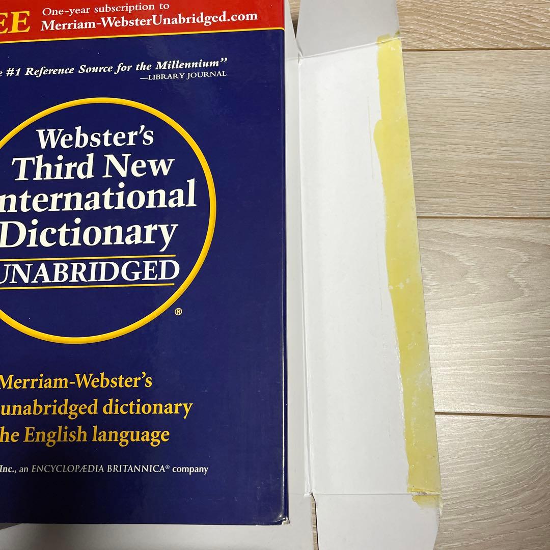 Webster’s Third International Dictionary