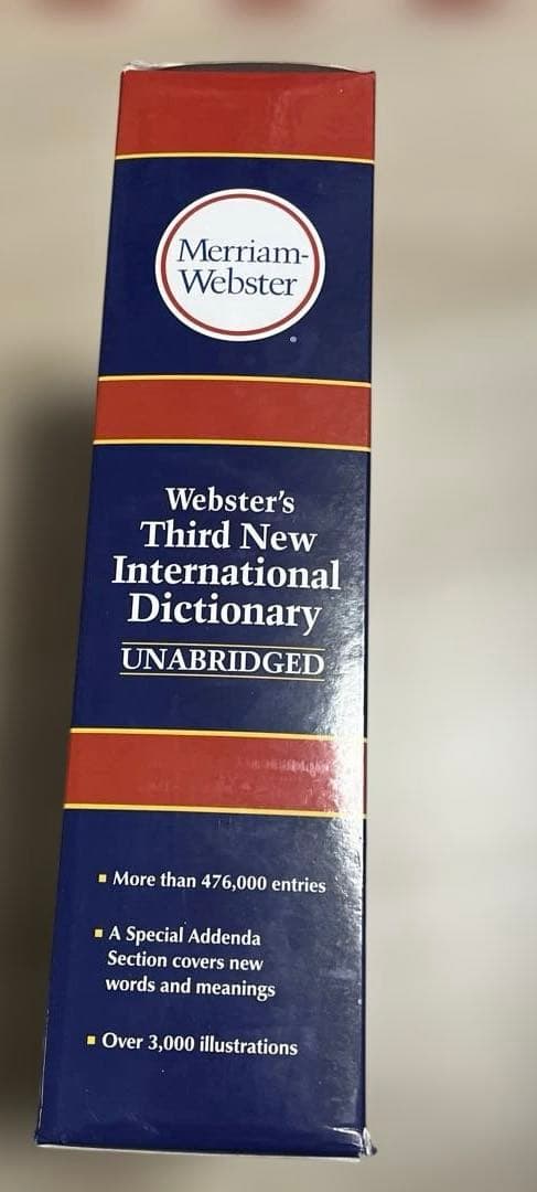 Webster’s Third International Dictionary