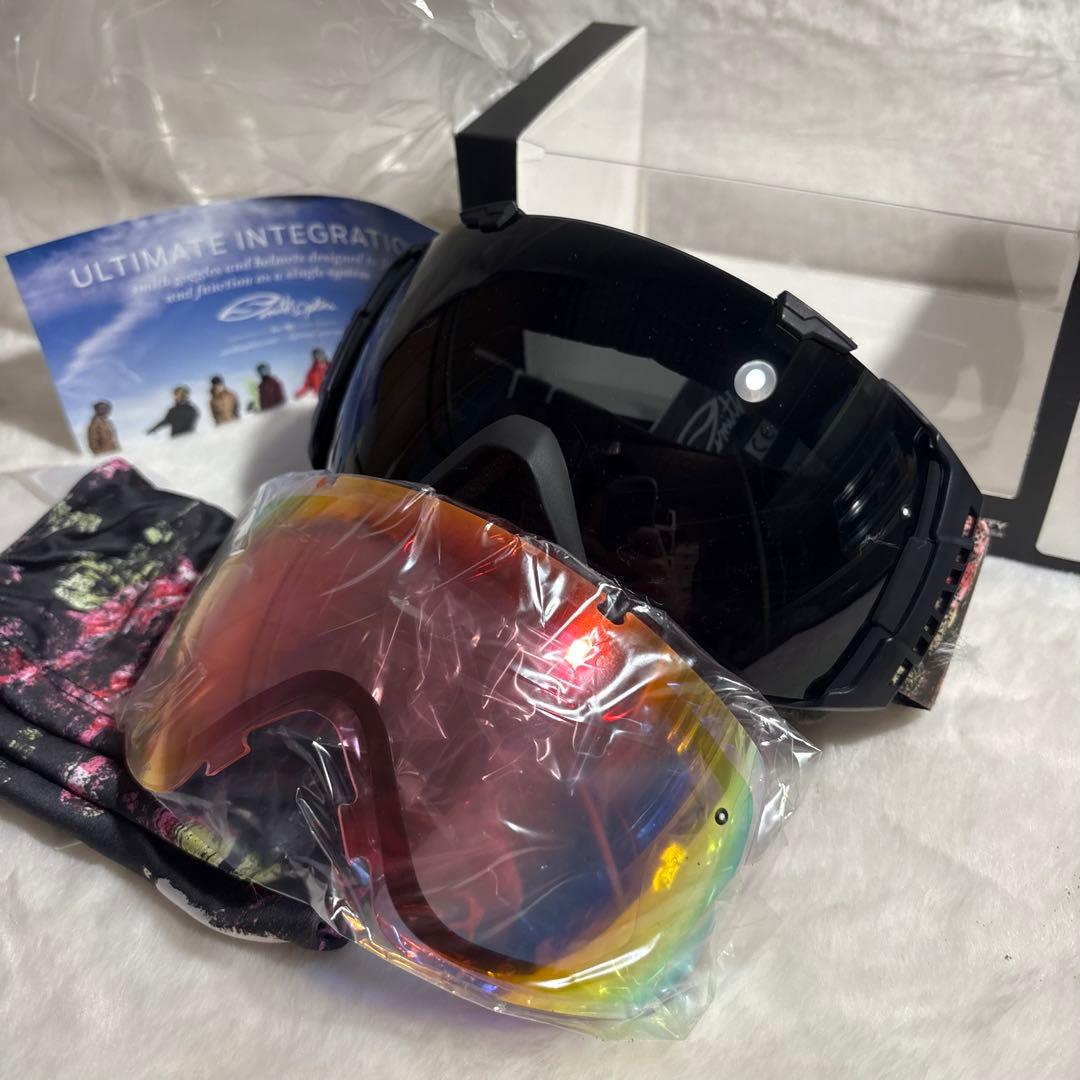 新品未使用タグ付き　SMITH I/O スミス スノーゴーグル 交換レンズ付き