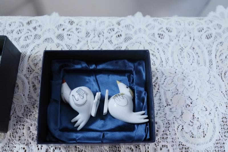 ◆Meissen マイセン コミックバード2体セット フィギュリン 置物 陶器