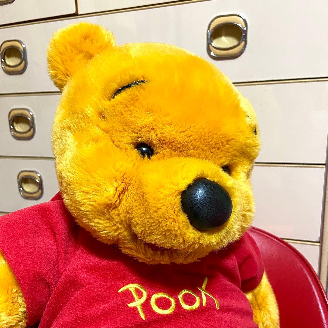 レトロ ディズニー くまのプーさん 大きな ぬいぐるみ ハンドパペット