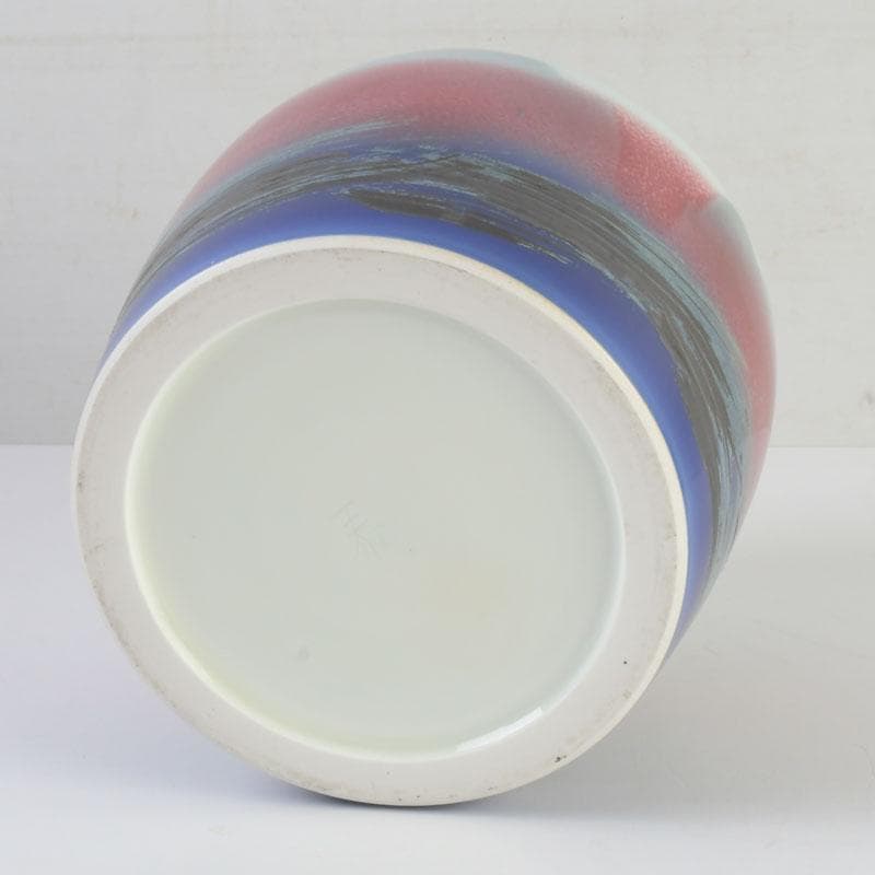 有田焼　前田泰昭作　彩韻　壷　共箱　C　9864A