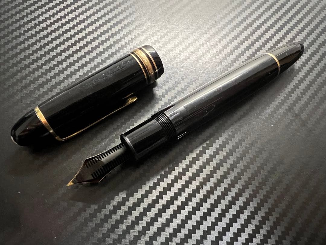 モンブラン マイスターシュテュック 149 万年筆 18C 3帯 EF 極細字