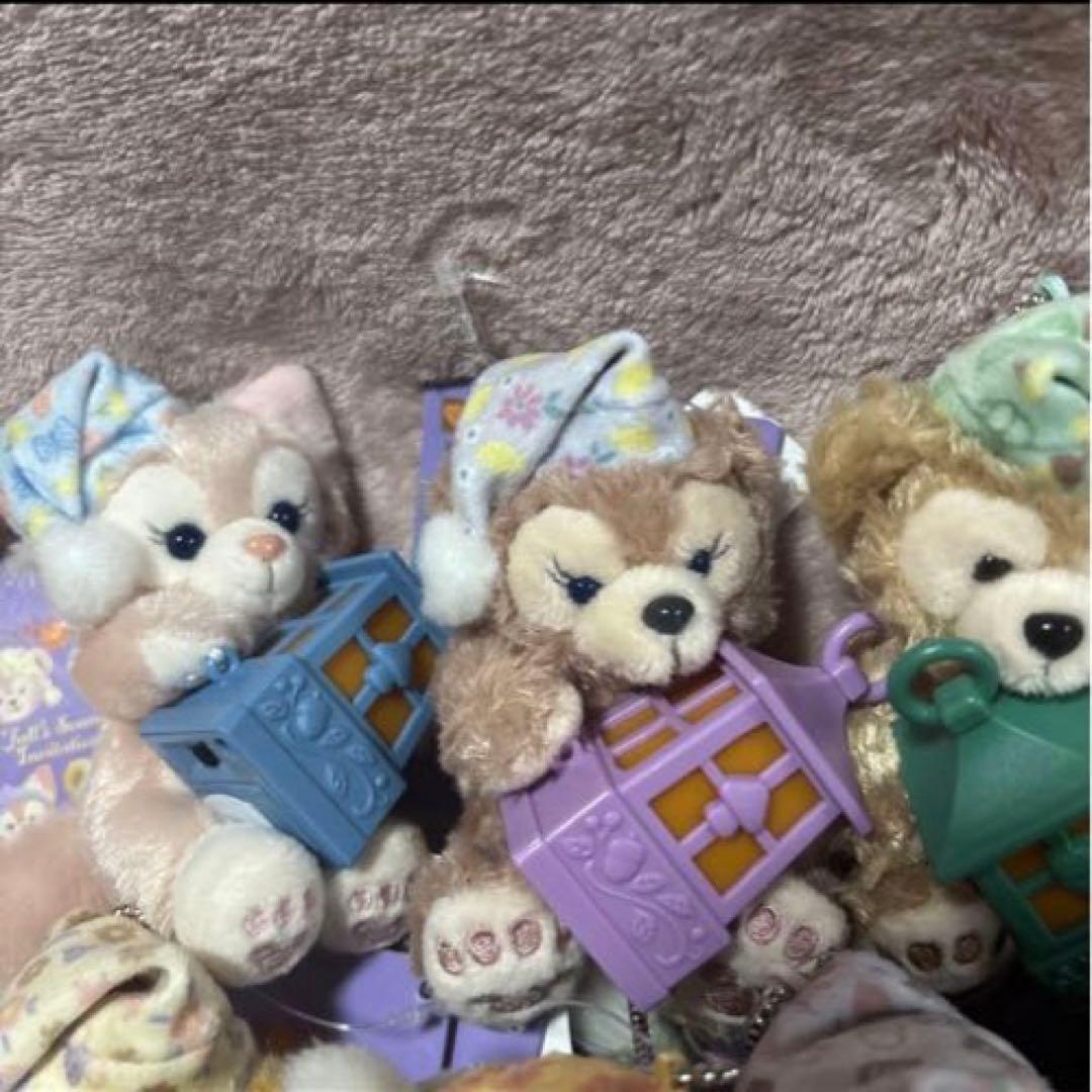 と*ぺ様 ♥️ディズニーシー♪ダッフィー＆フレンズ 光るランタン ぬいぐるみチェ