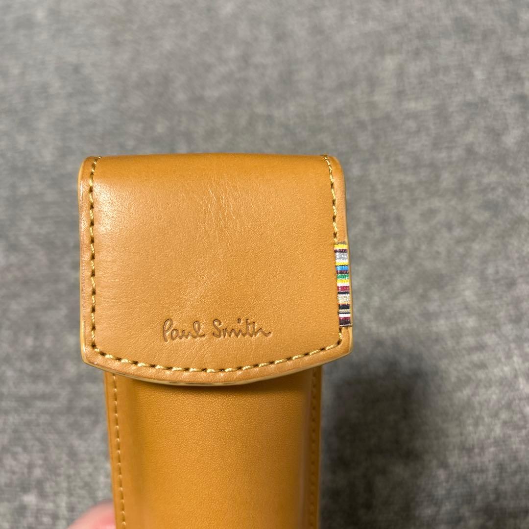 未使用　ポールスミス　レザー　ペンケース　筆箱　ブラウン