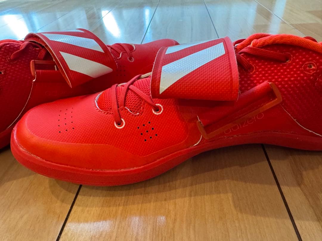 adidas 陸上 投擲用スパイク 赤　28.5cm adizeroレッド