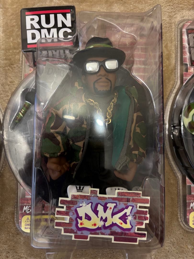 RUN DMC アクションフィギュア 3体セット